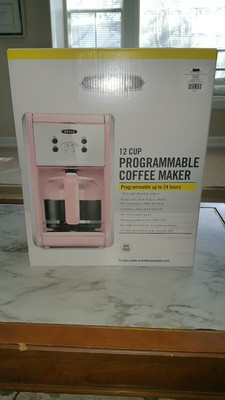Pink Bella 12 Cup Programmable Coffee Maker Brand New Unopened 829486139499 | eBay | eBay US