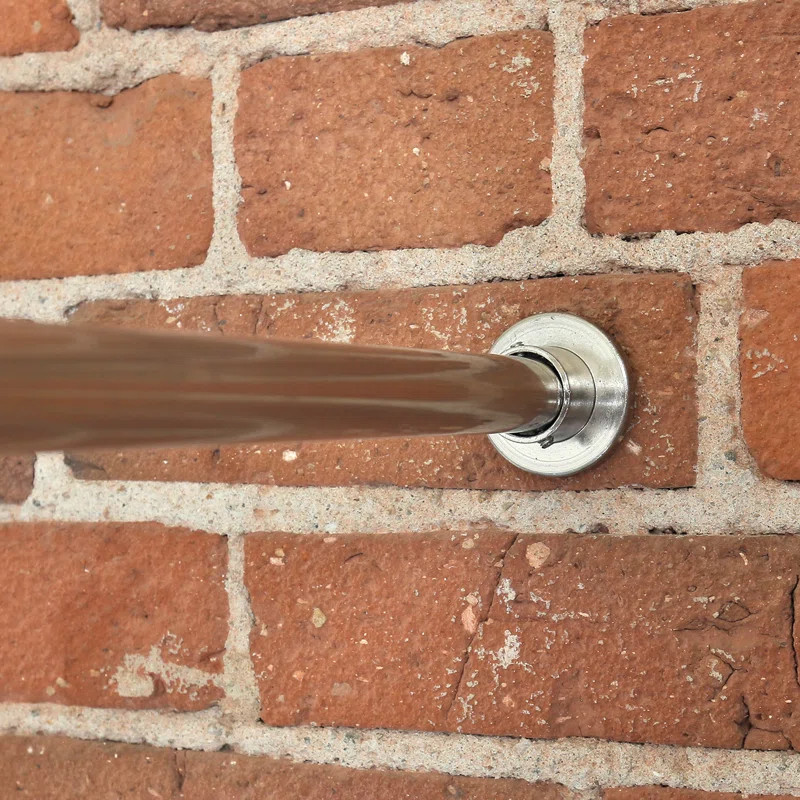 Tension Single Curtain Tension Rod | Wayfair North America