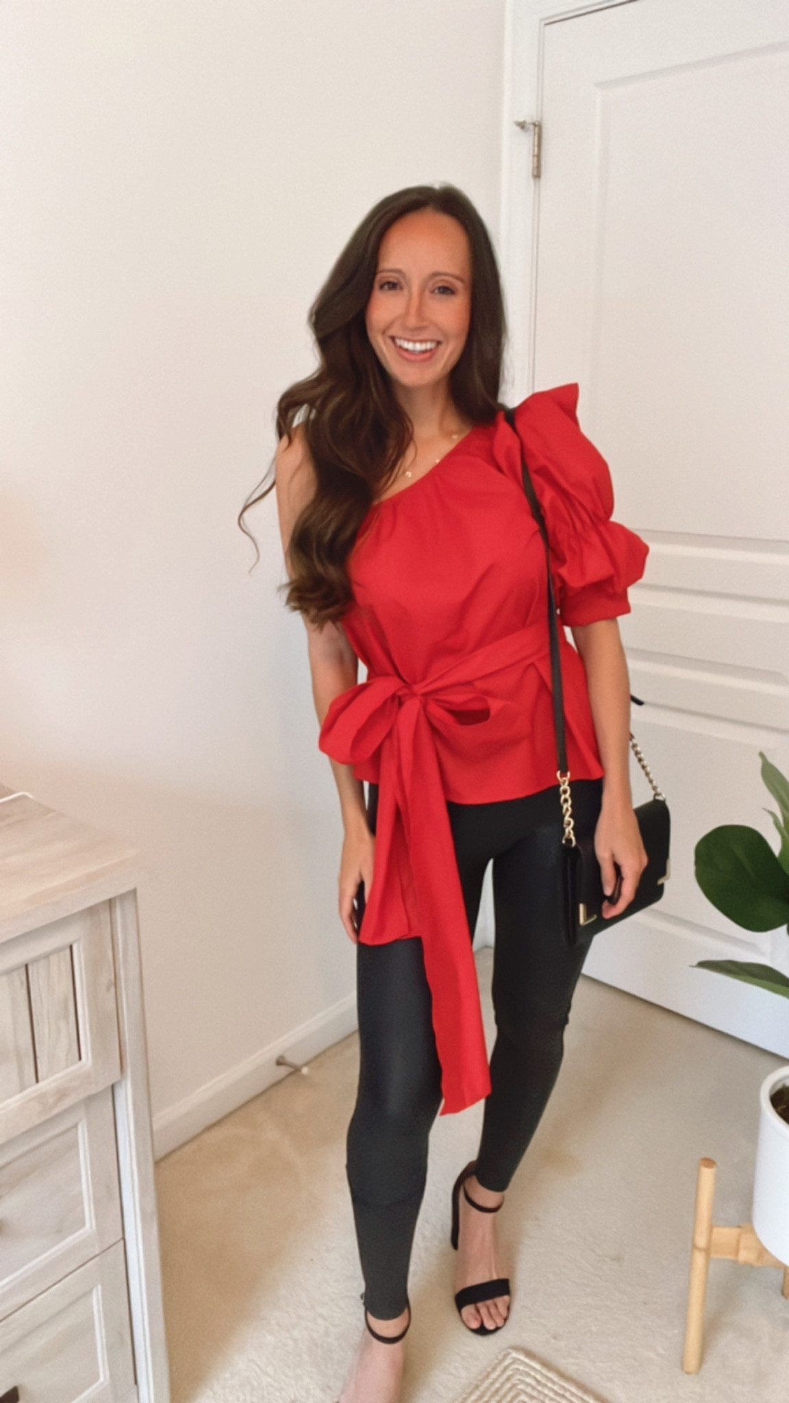 Holiday outfit
Christmas outfit 
Red Bow top
Holiday party
Christmas party
Leather leggings

#LTKfindsunder100 #LTKfindsunder50 #LTKHoliday
