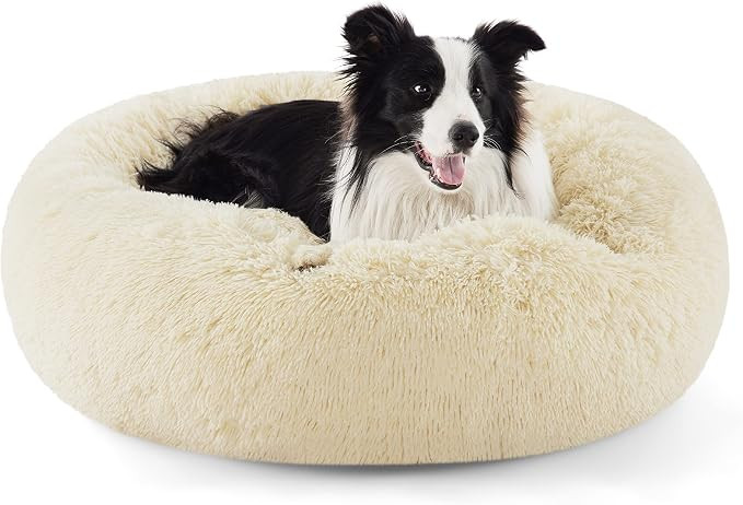 Bedsure Calming Dog Beds Large Sized Dog Donut Washable Pet Bed,36ins | Amazon (US)