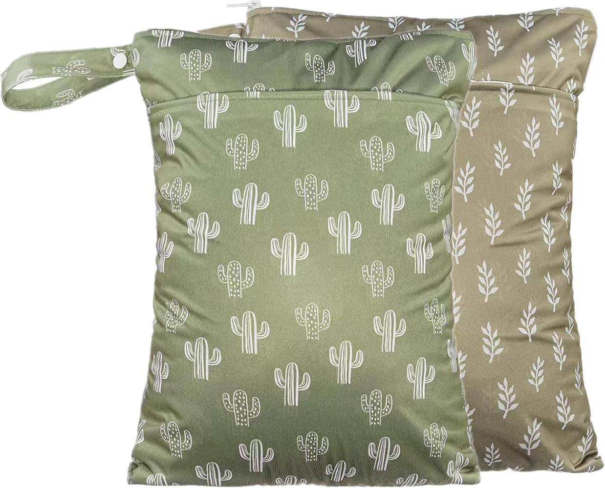 Wet Dry Bags with Two Zippered Pockets and Handle, Reusable Storage Bag for Breast Pump Parts & B... | Amazon (US)