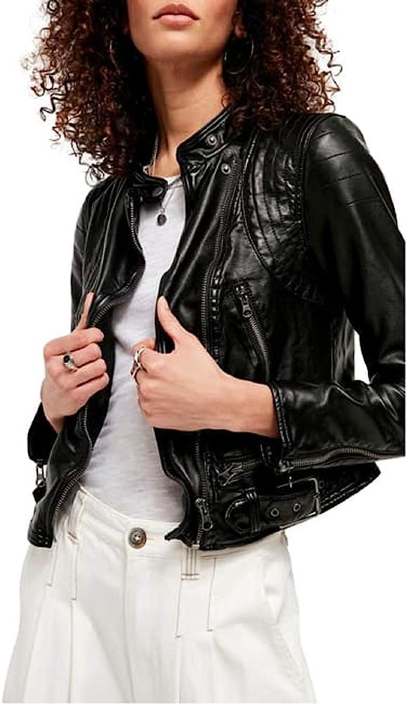 Heartbreaker Faux Leather Moto Jacket, Size | Amazon (US)