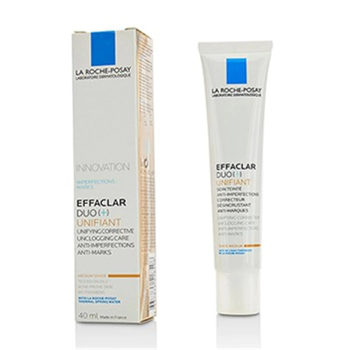La Roche Posay 215170 1.35 oz Effaclar Duo Plus Unifiant Unifying Corrective Unclogging Care Anti-Imperfections Anti-Marks - Medium | Shop Simon
