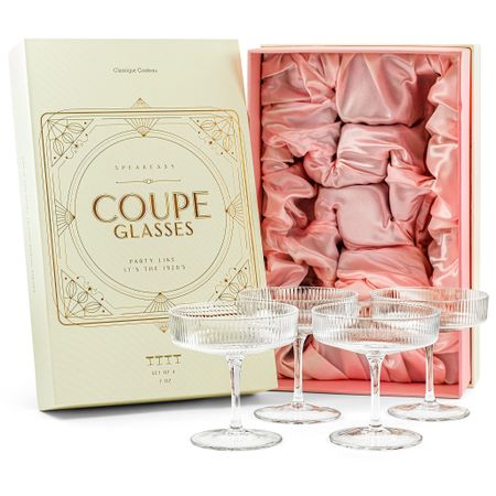 Champagne coupes, Valentine’s Day, ribbed glasses, coupe glassware, entertaining , martini glasses 

#LTKhome #LTKstyletip #LTKFind
