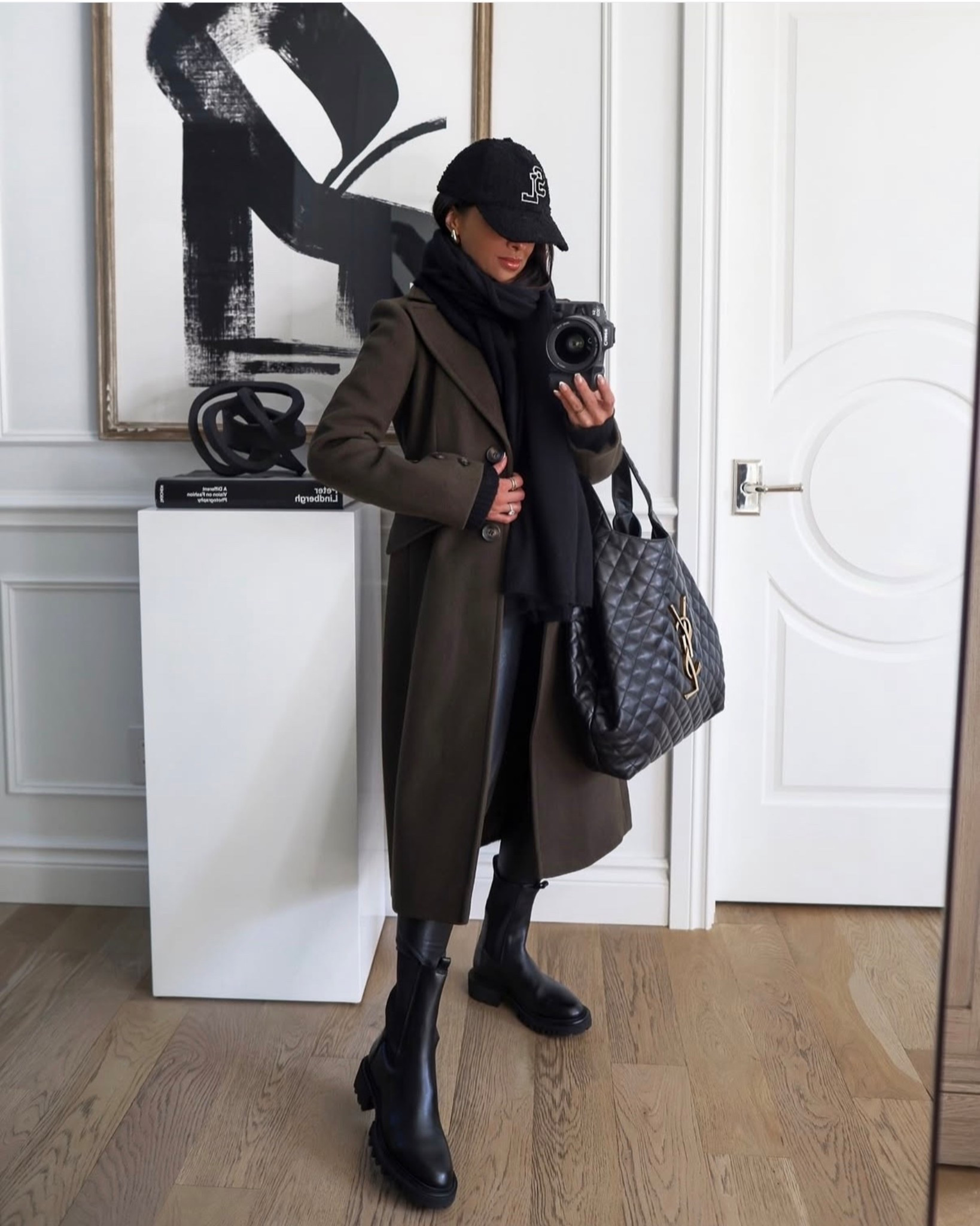 Thanksgiving outfit ideas / fall outfit 
Nordstrom cashmere scarf
Nordstrom military green coat linking similar
Commando faux leather leggings
Chelsea boots 

#LTKSeasonal #LTKSaleAlert #LTKStyleTip