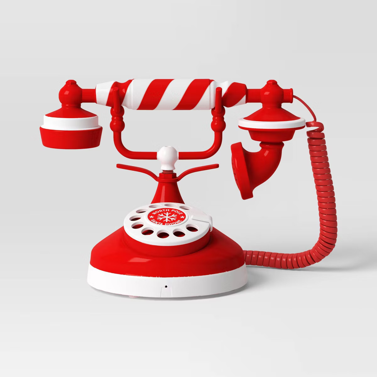 Animated Christmas Candy Striped North Pole Antique Telephone - Wondershop™: Humorous Holiday R... | Target