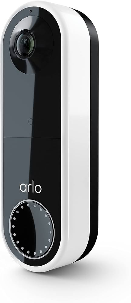 Arlo Essential Video Doorbell - HD Video, 180° View, Night Vision, 2 Way Audio, Direct to Wi-Fi ... | Amazon (US)