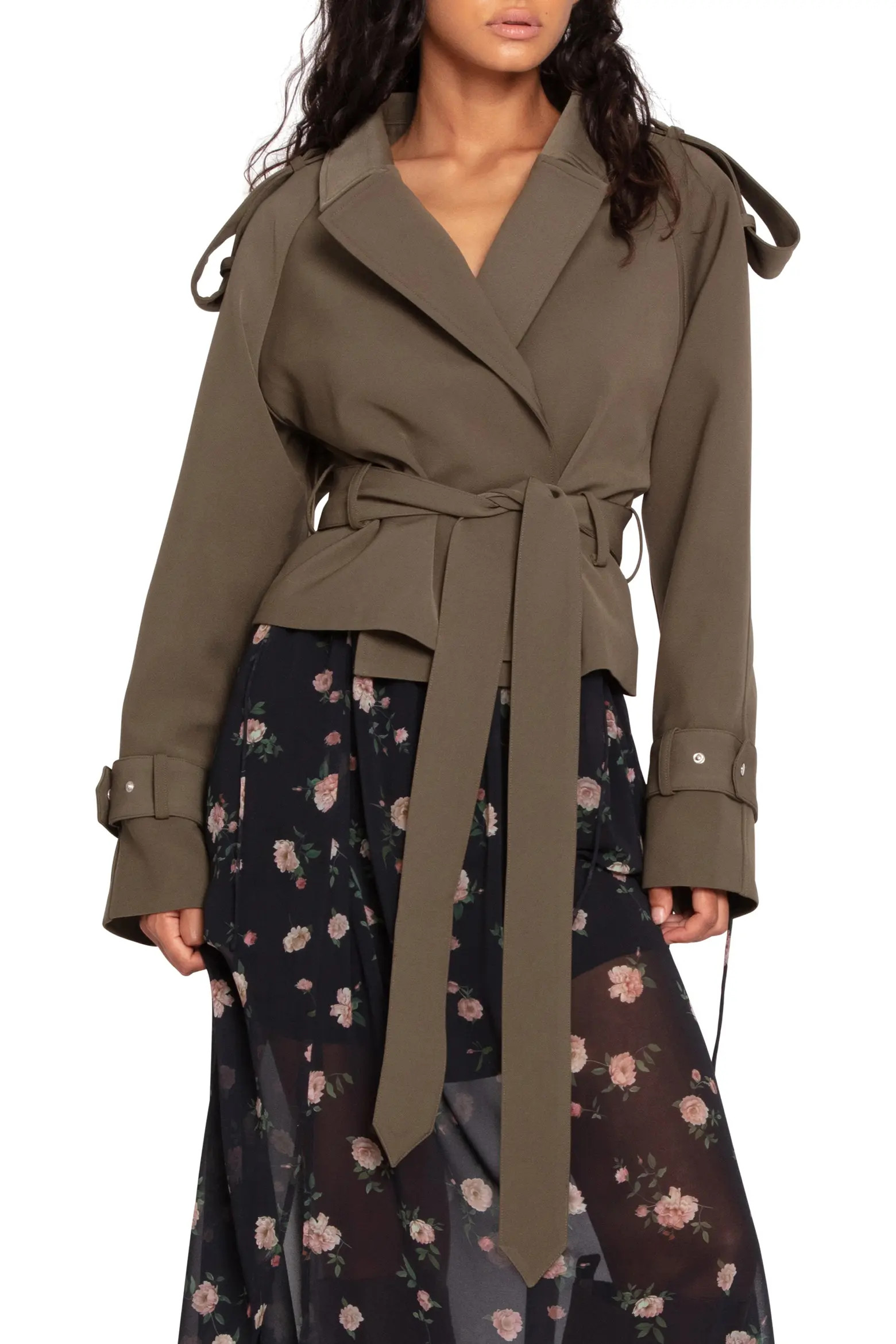 Belle & Bloom Fast Car Crop Trench Coat (Women) | Nordstrom | Nordstrom