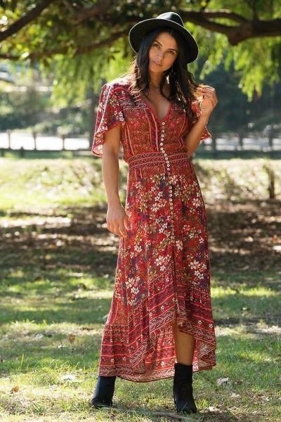 London Maxi Dress | Salty Crush