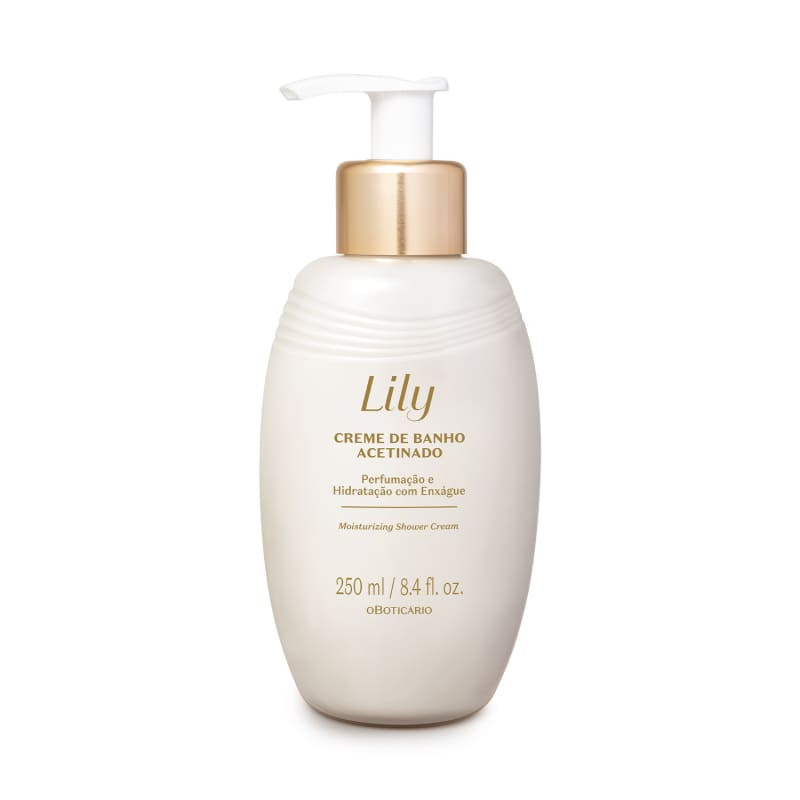 Creme de Banho Acetinado Lily 250ml | oBoticario (BR)
