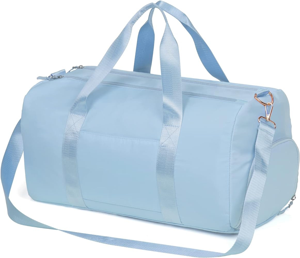 MABROUC Gym Duffle Bag For Women and Men, Sports Duffel Bag with Wet Pocket & Shoe Compartment, Over | Amazon (US)