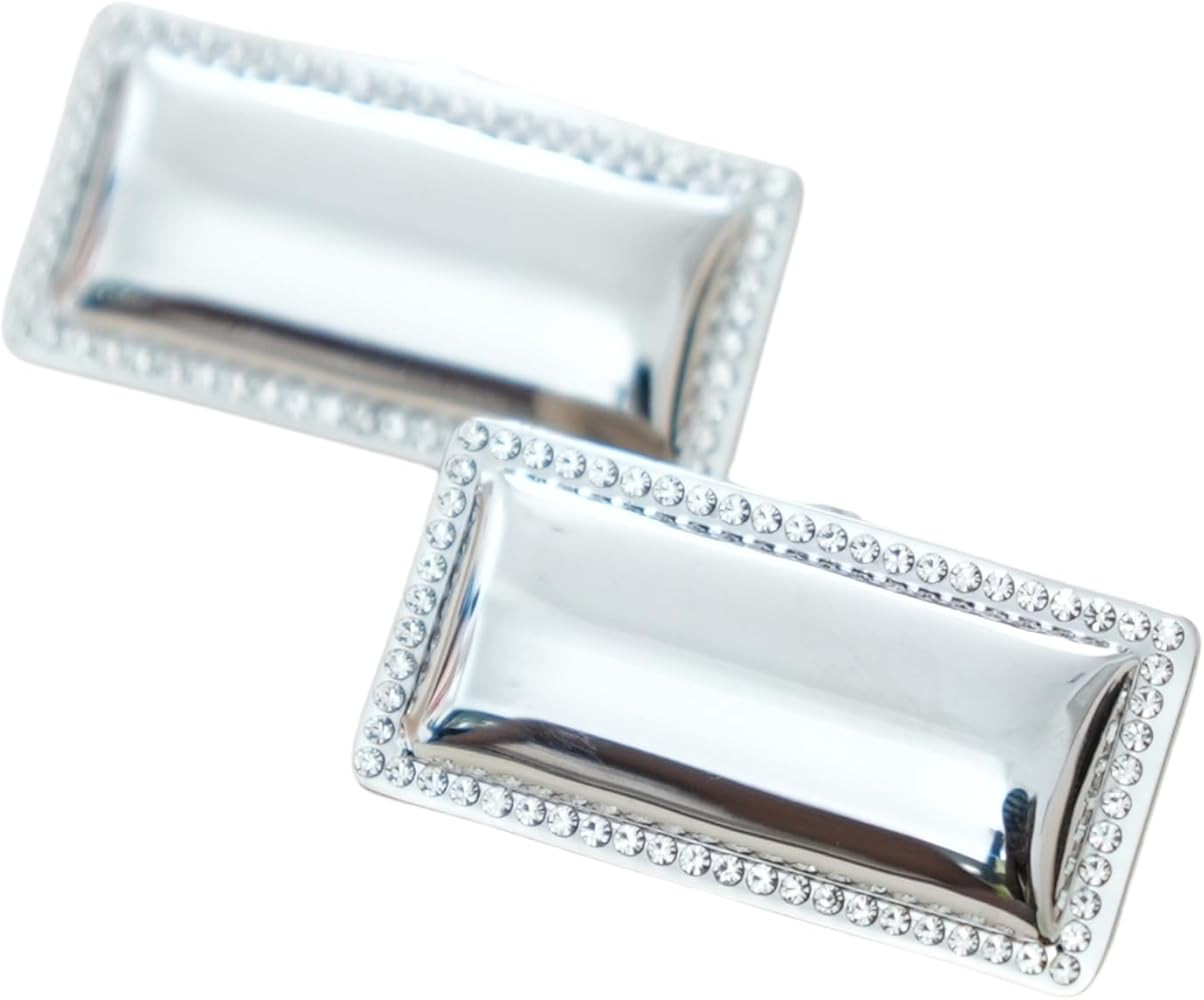 Chunky Silver Plated Earrings | Amazon (US)