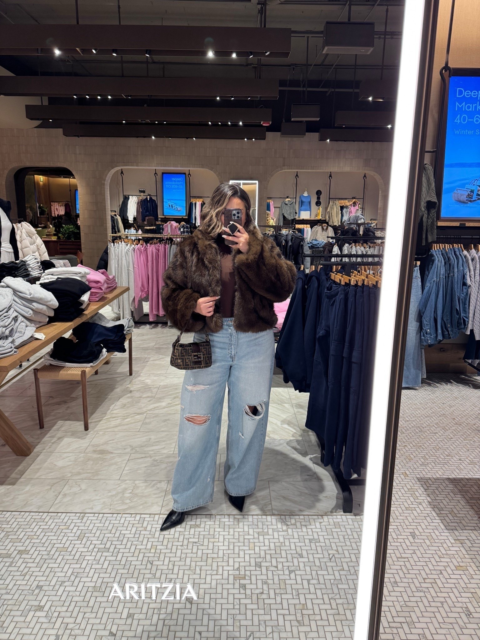 Jacket size 10 
Top L 
Jeans are old baggy style from Zara so I linked to a similar style they have out right now which I also own and they fit very similar to these. I wear a size 12 in these and 10 in the fold over ones linked below. 
Boots size up 

Follow my LTK @shaynaslife on the @shop.LTK app to view this post and get my exclusive app-only content!

#liketkit 
@shop.ltk
https://liketk.it/5L2lH