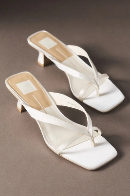 Dolce Vita Brevel Satin Strappy Heeled Sandals | Anthropologie (US)