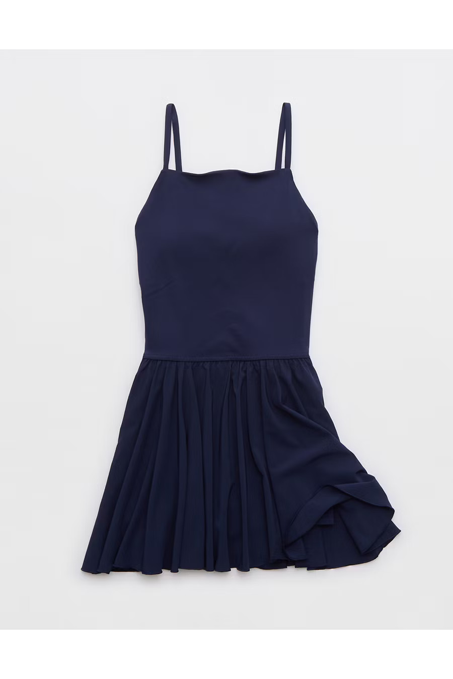 OFFLINE By Aerie Real Me Apron Mini Dress Women's Royal Navy XXS | Aerie