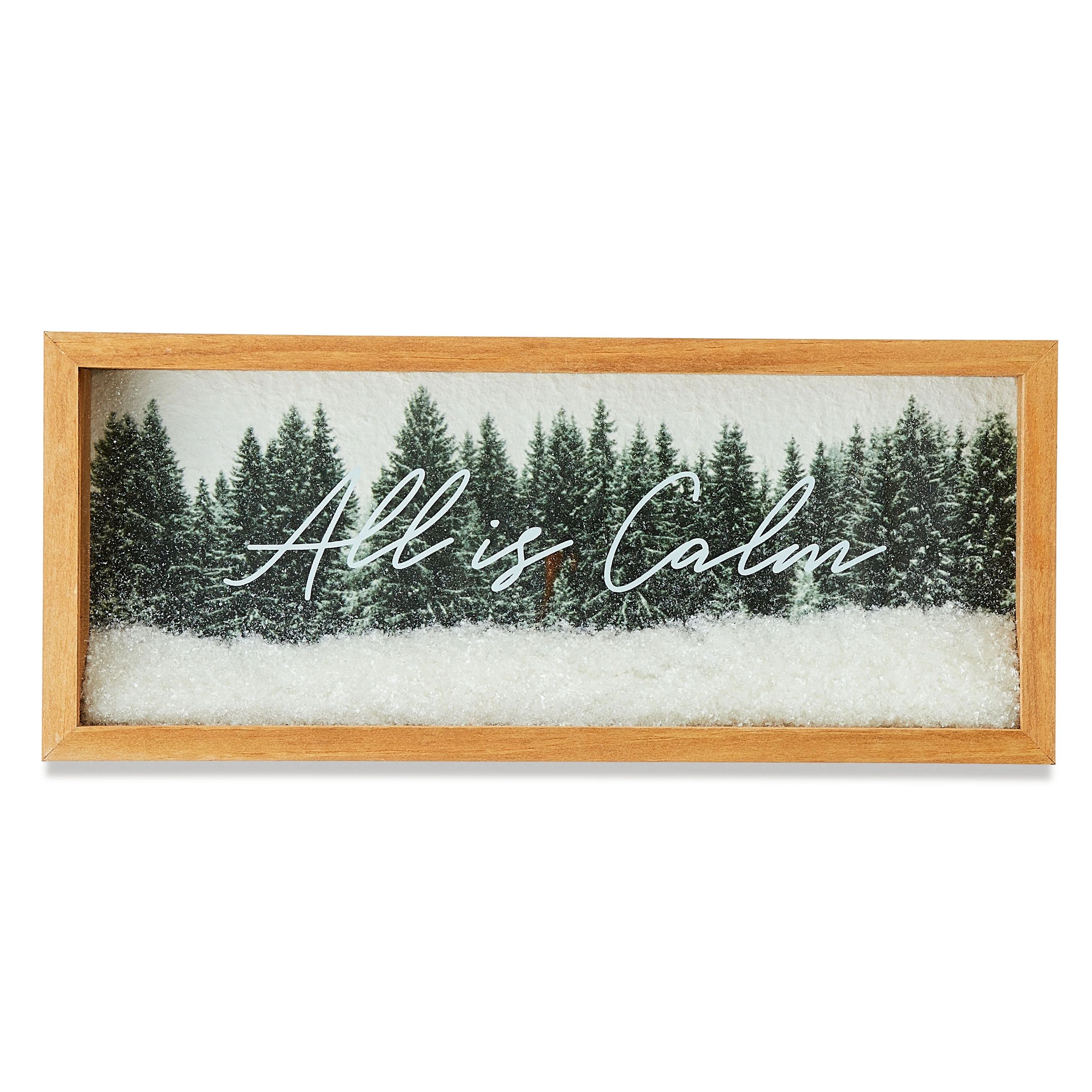 My Texas House All is Calm Framed Sign, 14" - Walmart.com | Walmart (US)