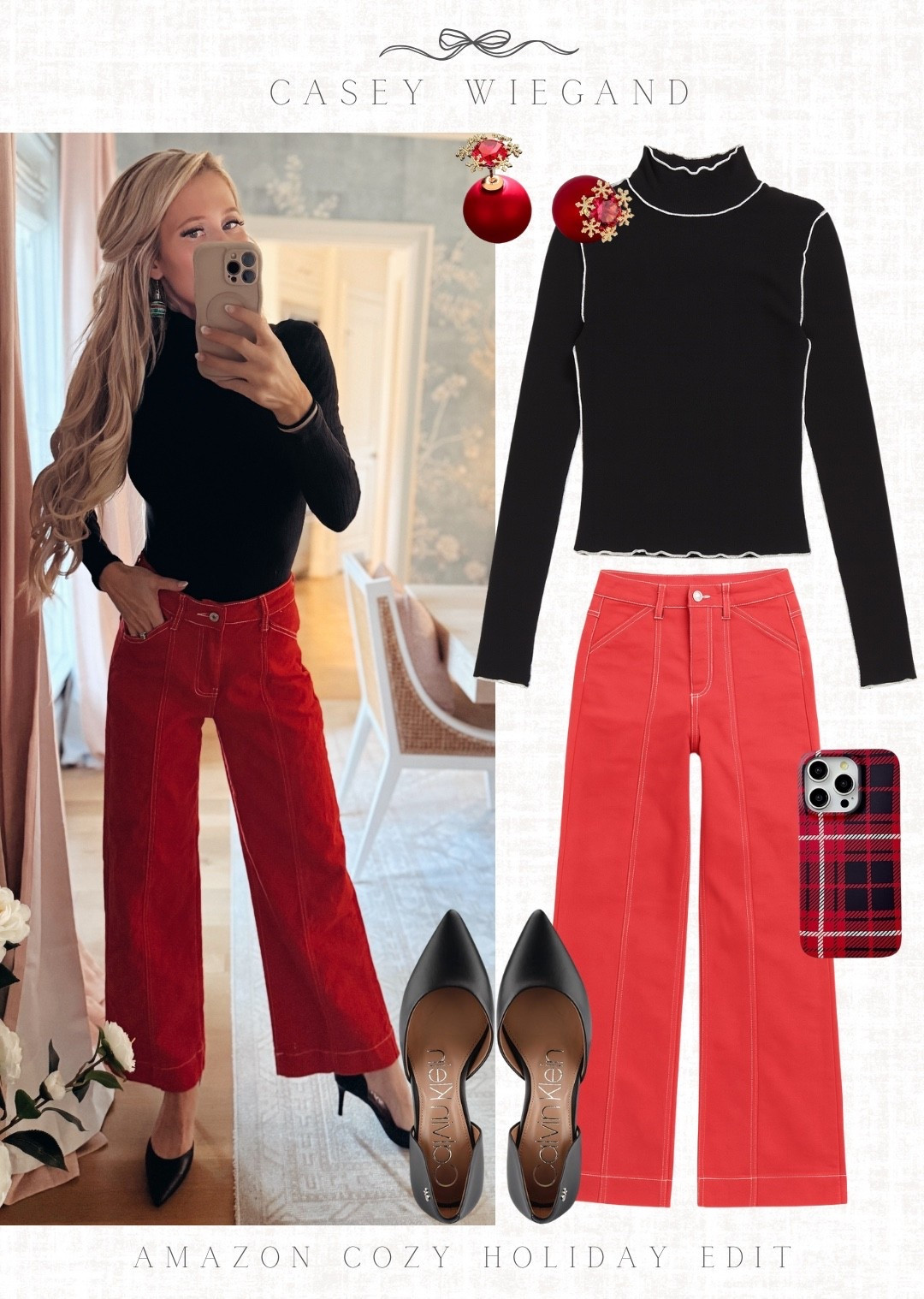 A little holiday glam ❤️🖤

These pants are EVERYTHING … festive, bold, and so comfortable. Pair with a classic black top and you’ve got an instant December outfit. Cute for dinners, concerts, classroom parties… truly anything! 🎄✨

🔗 https://amzn.markable.ai/GIlN2FOb

#AmazonHolidayOutfits #ChristmasStyle #FestiveFashion #CaseyWiegandEdit #HolidayLooks #WinterWardrobe

#LTKHoliday #LTKFindsUnder50 #LTKSeasonal