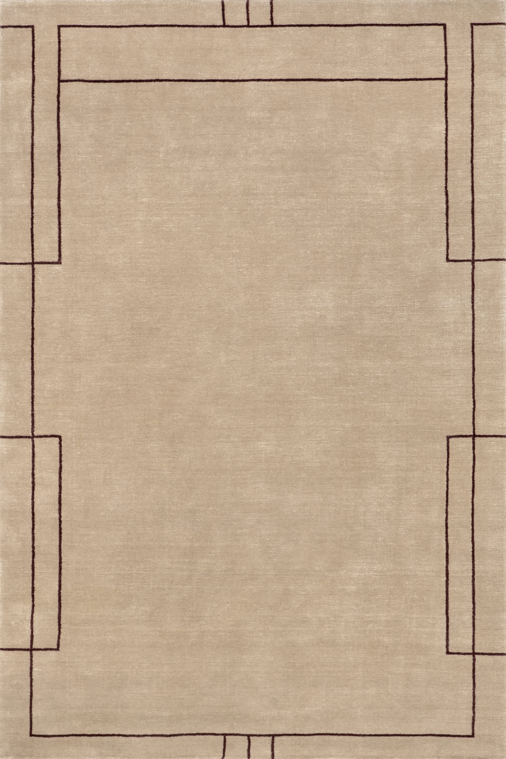 Nile Bordered Wool-Blend Rug | Rugs USA