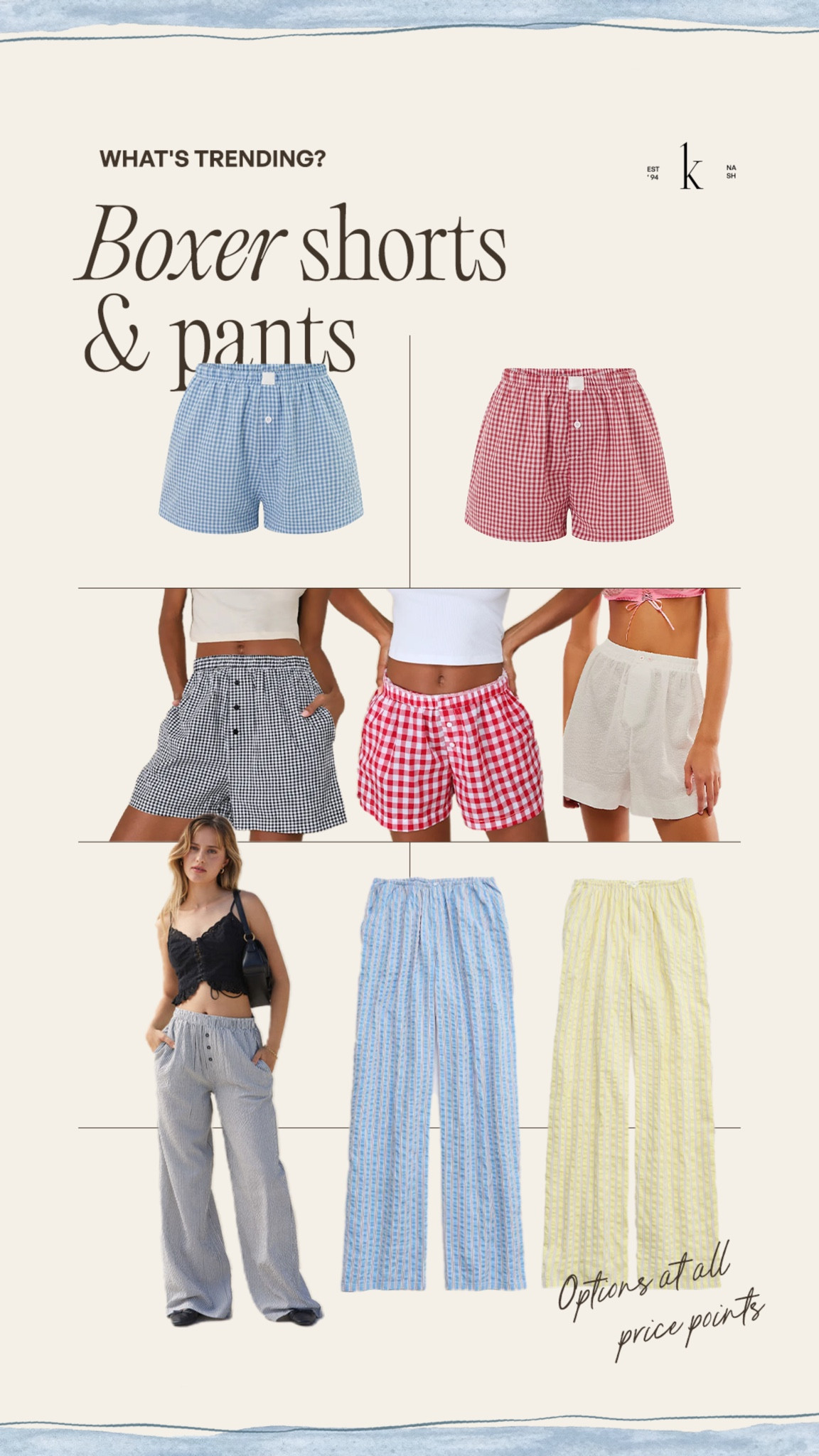 Boxer shorts and pants✨ loving this trend! I have both lulus pairs and Amazon but linking some others I want to try! #boxer #trending #amazon

#LTKSeasonal #LTKStyleTip #LTKMidsize