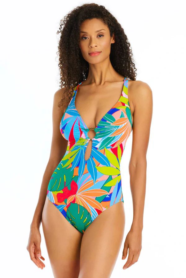 Life Of The Party Plunge One Piece Swimsuit | Bleu Rod Beattie