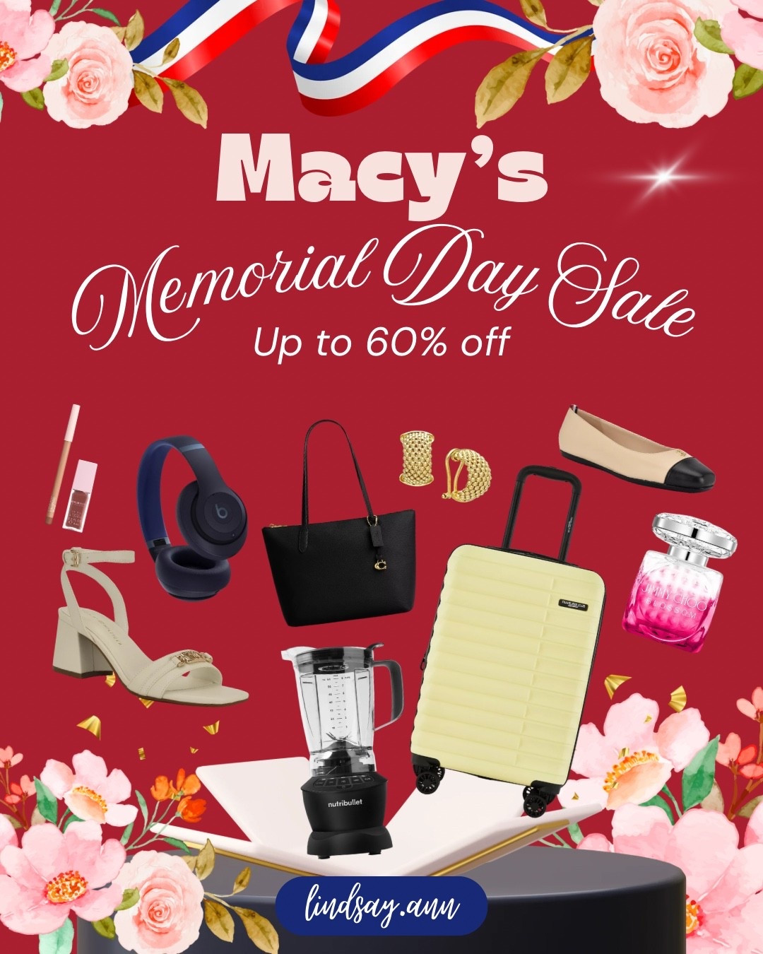 ✨ Macy’s is one of my favorite places to browse holiday sales because you can find fashion, beauty, and home deals all in one place. Memorial Day savings are up to 60% off!