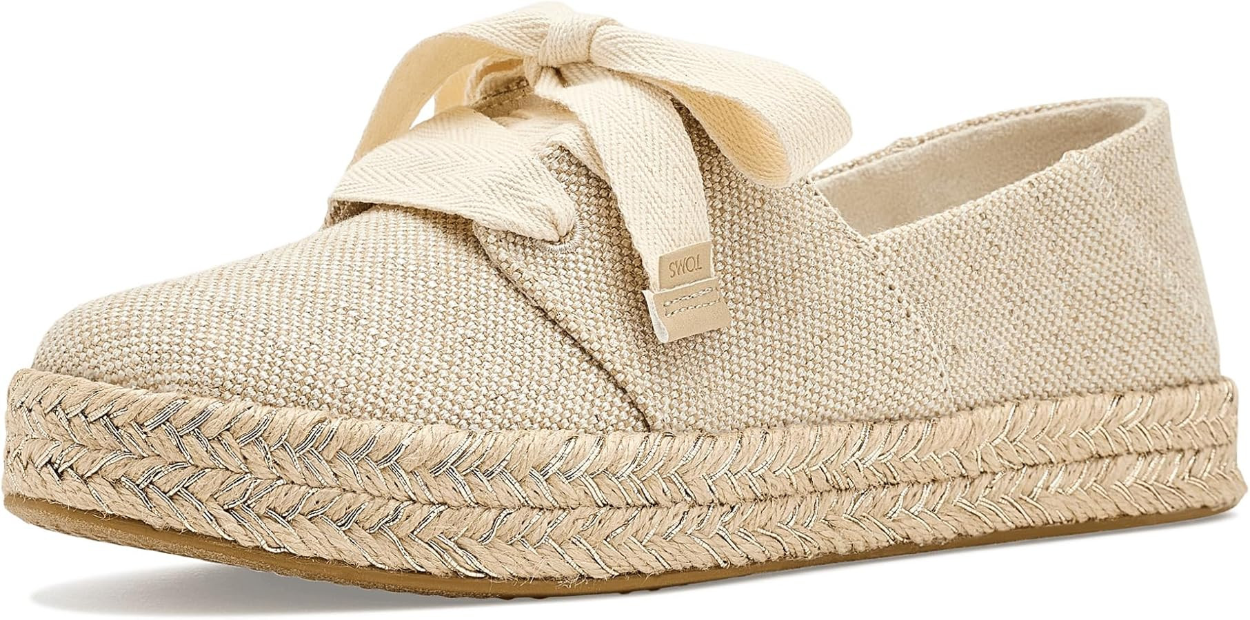 TOMS Women's Carolina Lace-Up Espadrille | Amazon (US)