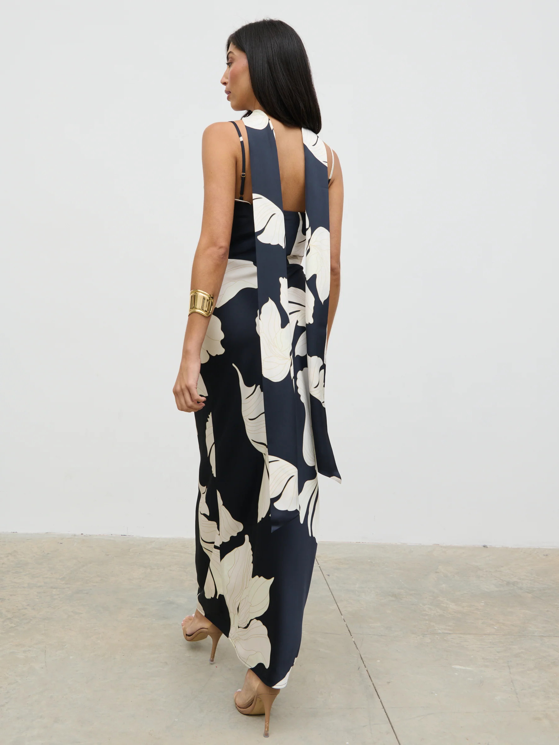 Keisha Scarf Maxi Dress | Pretty Lavish (UK)