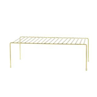 Better Houseware Brass Medium Storage Shelf 186/B - The Home Depot | The Home Depot