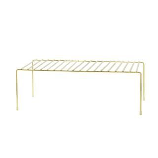 Better Houseware Brass Medium Storage Shelf 186/B - The Home Depot | The Home Depot