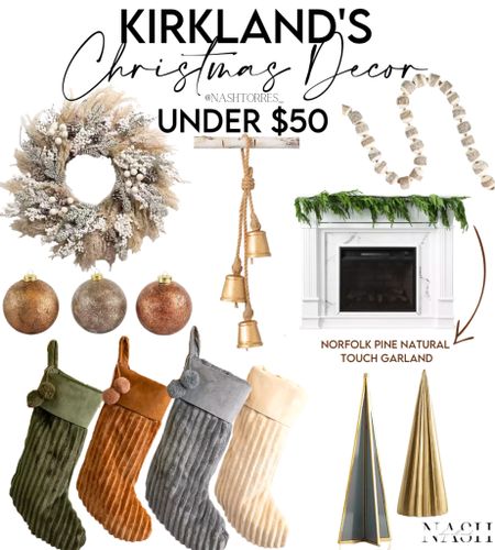 Some of my favorite buys this season to refresh our Christmas decor. Kirkland’s new Christmas’s arrivals include velvet Christmas socks, natural feel fireplace garlands and boho Christmas colors.  All under $50, wreaths on sale! 

#LTKunder50 #LTKHoliday #LTKhome