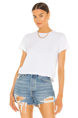 x Hanes 1950s Boxy Tee in Optic White | Revolve Clothing (Global)