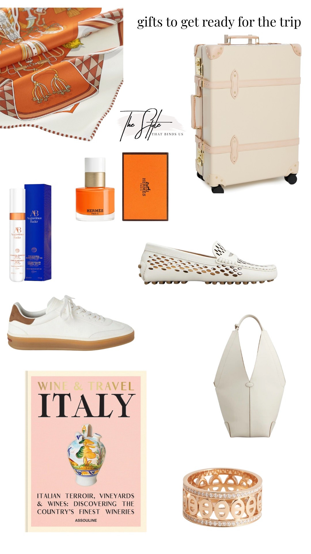Preparing for your Italian summer getaway? 🇮🇹✨ Before you jet off to Lake Como or the Amalfi Coast, make sure you’re packing the essentials that will set the tone for your chic vacation. From luxurious sunscreen that protects and hydrates, to the perfect shade of nail polish for those sun-kissed days, these pre-trip essentials will have you feeling like you're already in Italy. And don't forget the stylish luggage to carry it all — because your Italian adventure deserves nothing less than elegance from start to finish.
#ItalianSummerEssentials #TravelInStyle #LuxuryTravelPrep #ChicVacationVibes 
 #LTKTravel 

#LTKTravel #LTKBeauty #LTKGiftGuide
