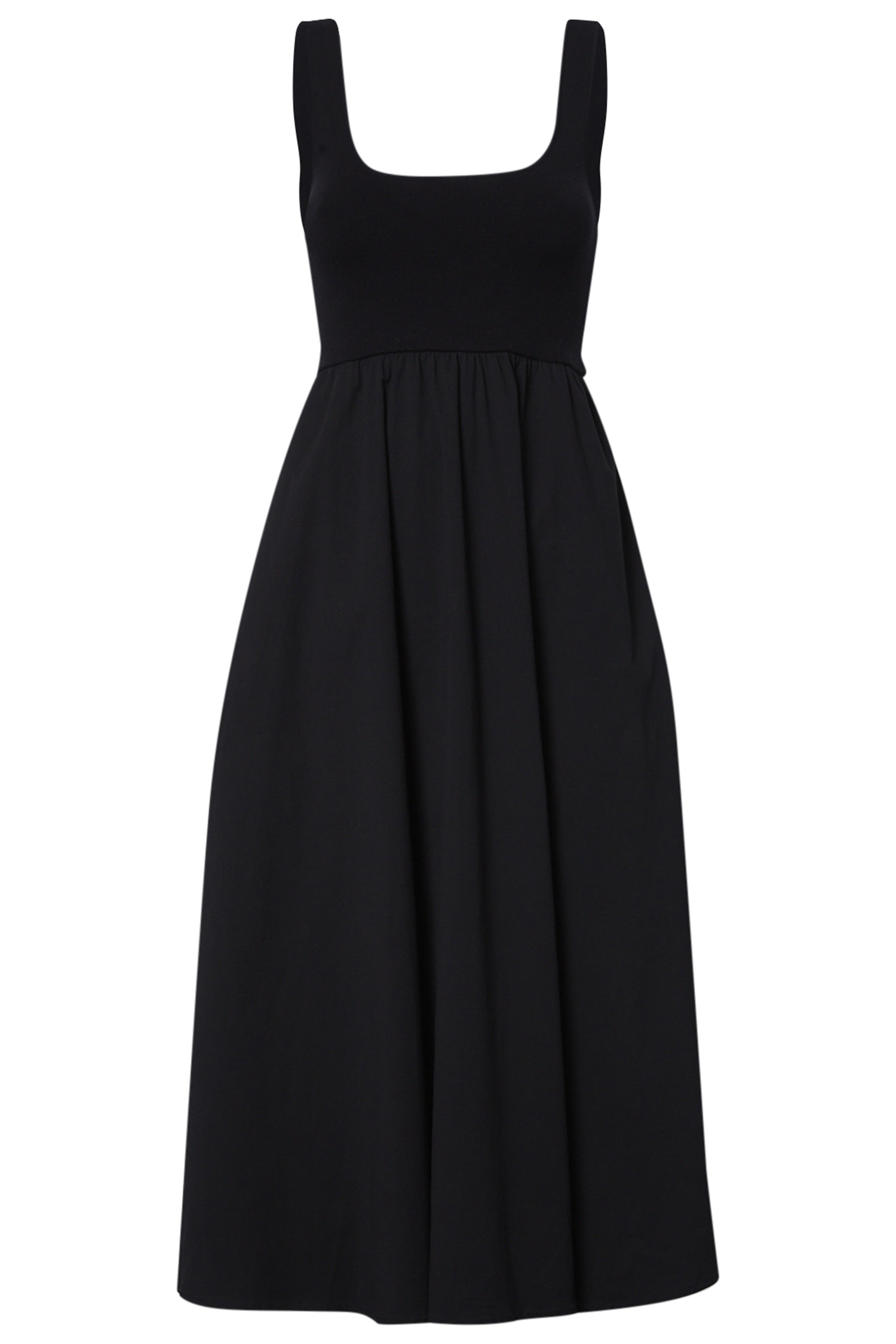 DailyLook: Midi Dress with Pockets in Black | Dailylook