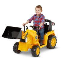 CAT Tractor Bull Dozer, Digger, Ride-On Toy by Kid Trax, yellow | Walmart (US)