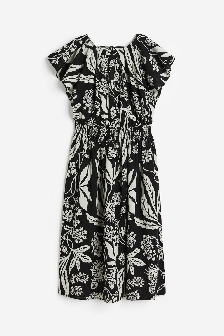 Crinkled Cotton Dress | H&M (US)
