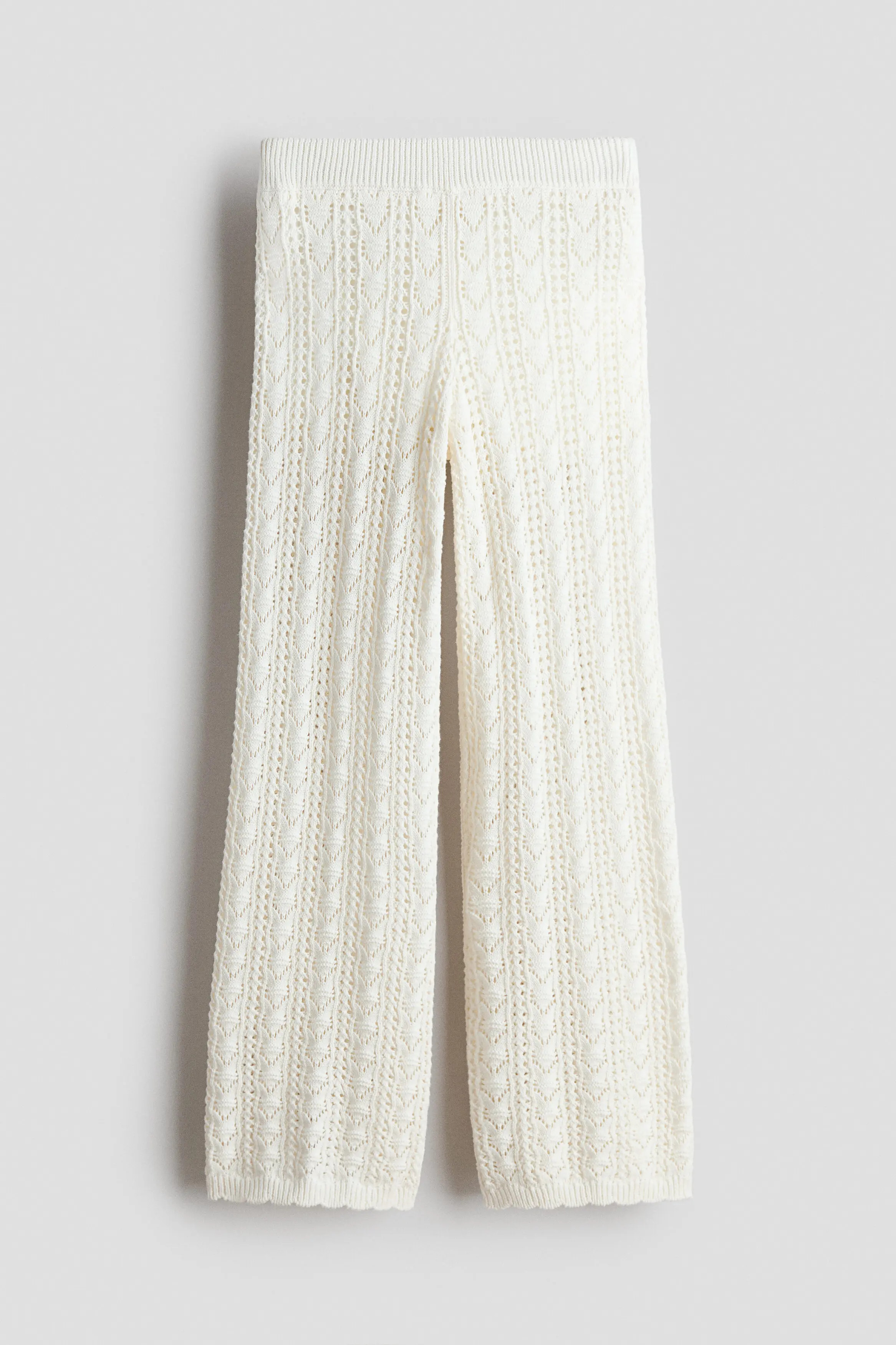 Crochet-look Cotton Trousers (Women) | Nordstrom | Nordstrom