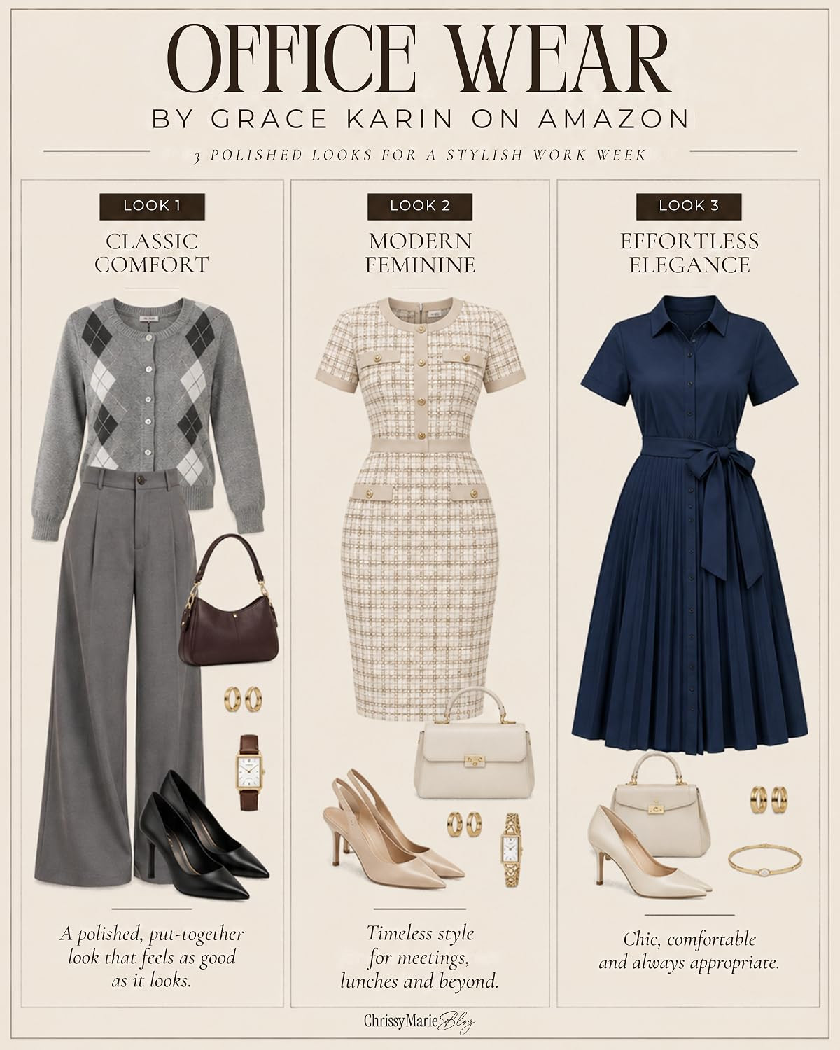 Office wear that looks like you have your life together (even when you’re running on coffee ☕). These GRACE KARIN finds on Amazon are polished, flattering, and easy to mix and match for workdays, meetings, and everything in between. 

 #LTKgrwm #LTKootd #LTKWorkwear