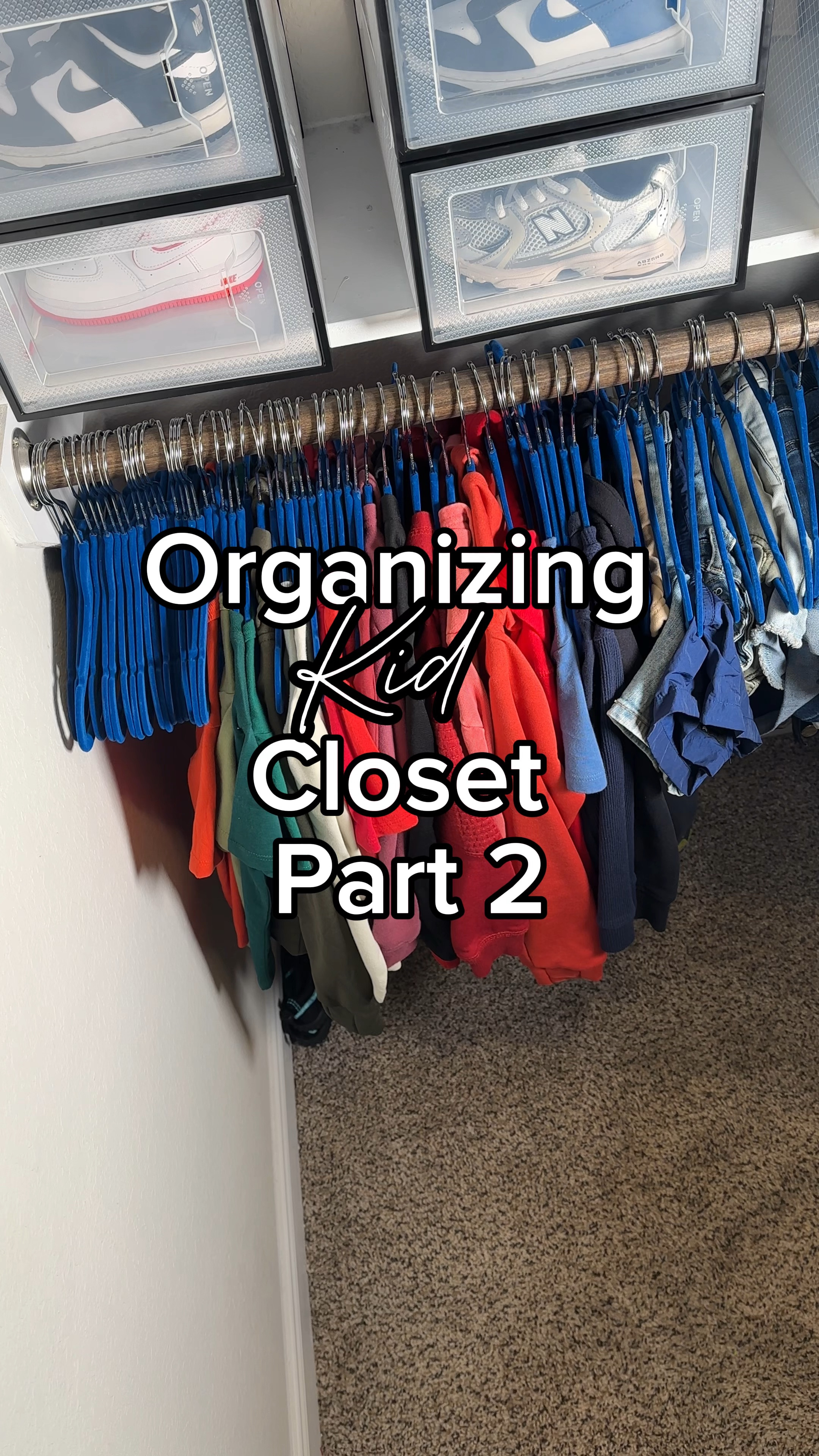Organize a closet full of toys….. I used one side of the closet for clothes and the other toys 

#closetorganization #kidcloset #walkincloset #closet #toyorganization #toys 

#LTKfamily #LTKhome #LTKkids
