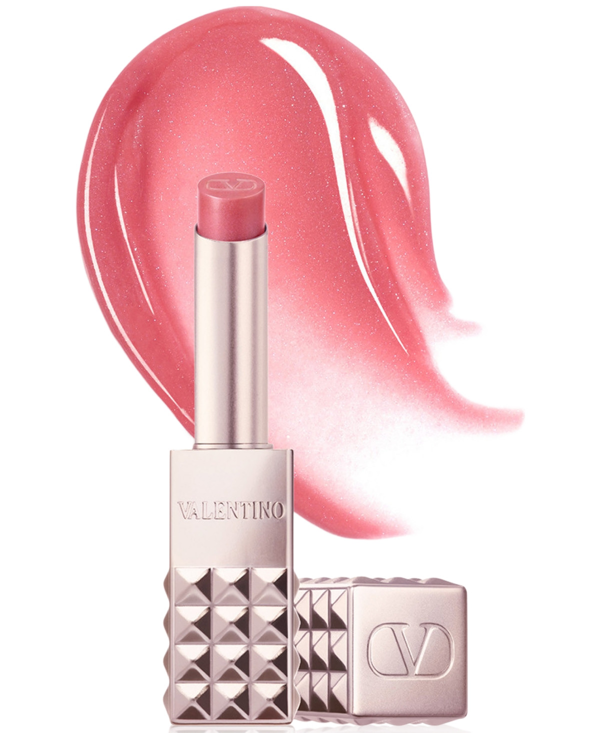 Valentino Spike Valentino Hydrating Disco Lip Balm - 120R ROSE IN THE WOODS | Macy's