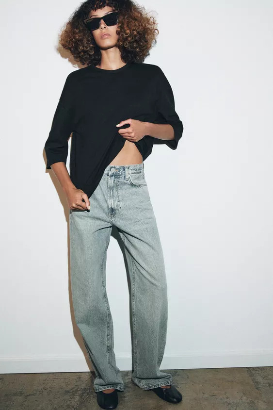 T-SHIRT OVERSIZE RUSTIQUE | Zara FR