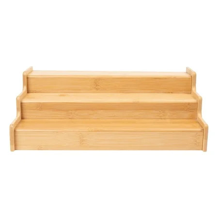 Better Homes & Gardens, Bamboo Organizers Expandable Spice Rack, 3-Tier, 12.91-22.4x7.67x4.4 in | Walmart (US)