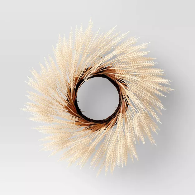 Mini Wheat Wreath - Threshold™ | Target
