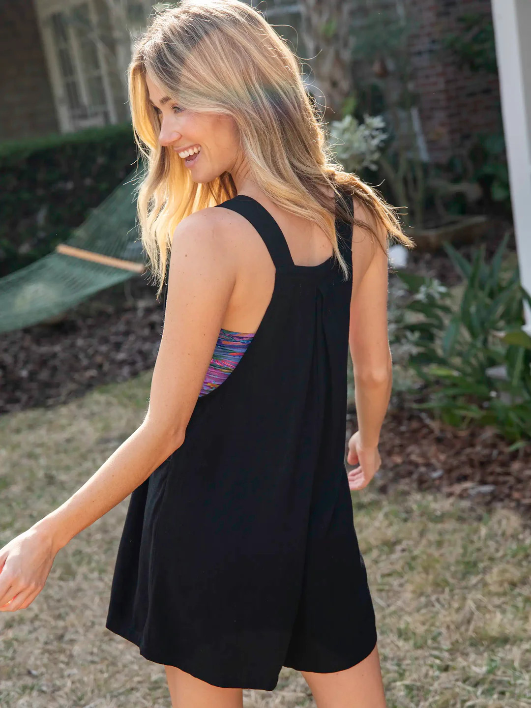 Carrington Romper - Black | Natural Life