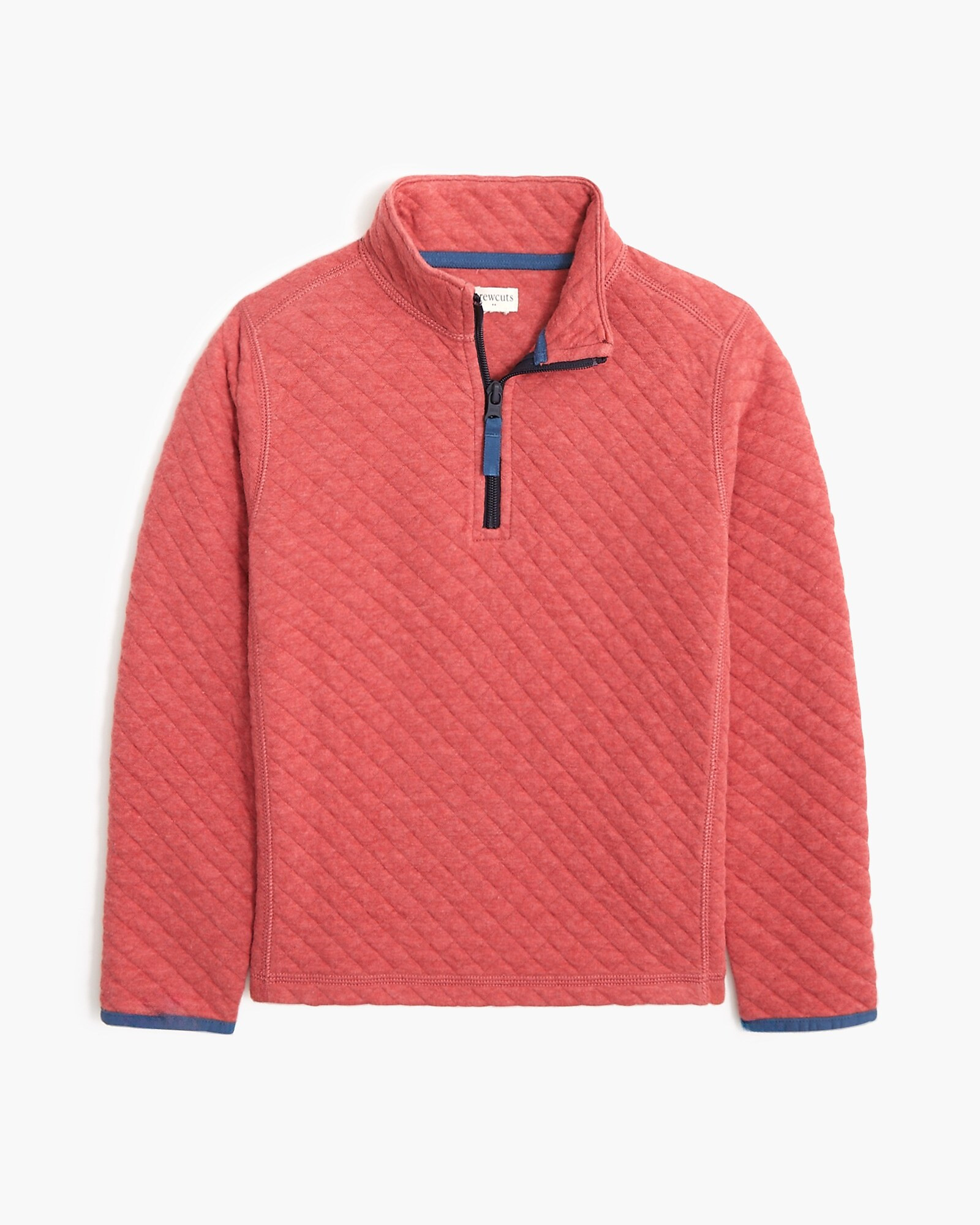 Boys' diamond-quilted half-zip | J.Crew Factory