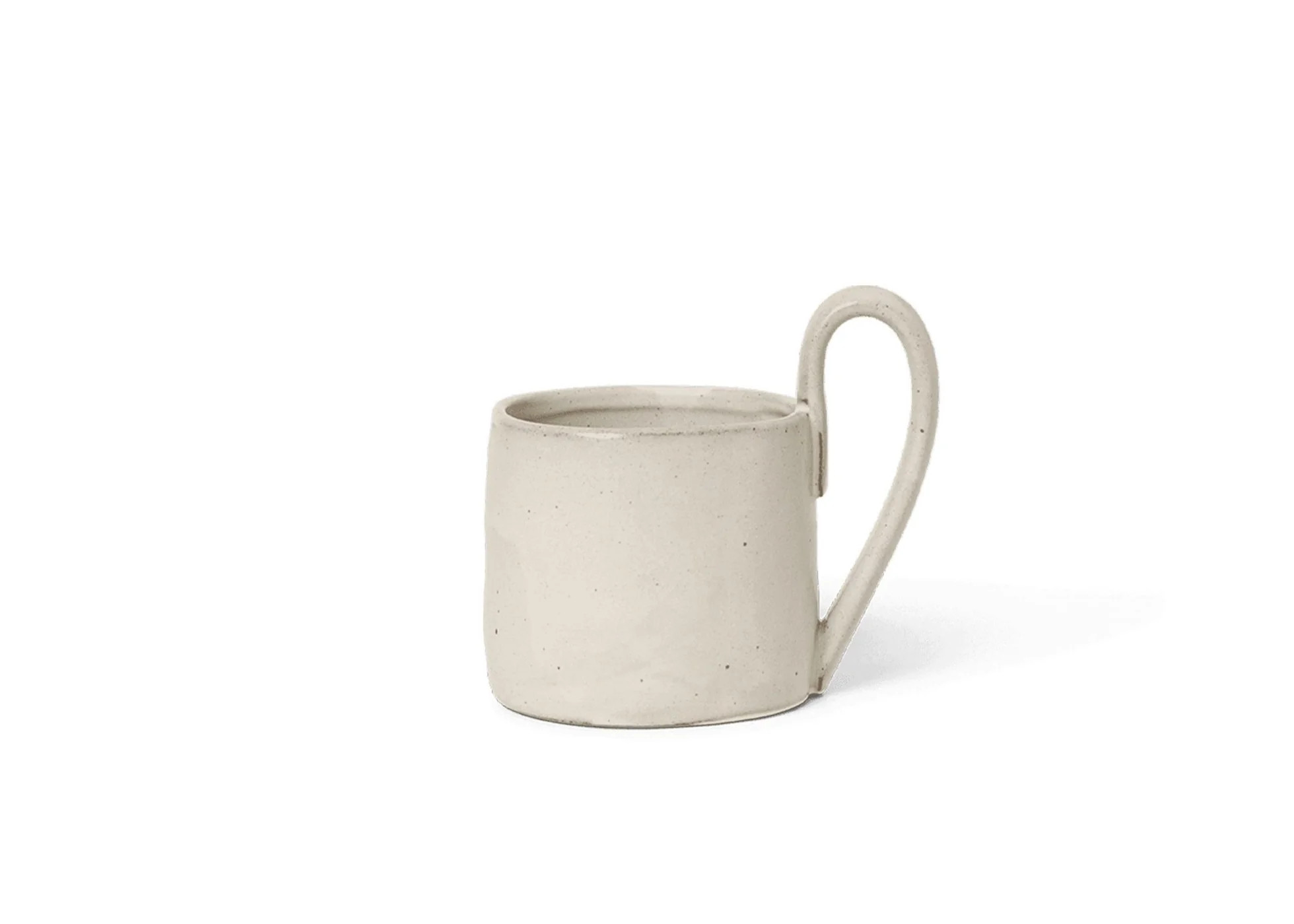Ferm Living Flow Mug - Off-white Speckle - HORNE | Default Title | Shop Horne