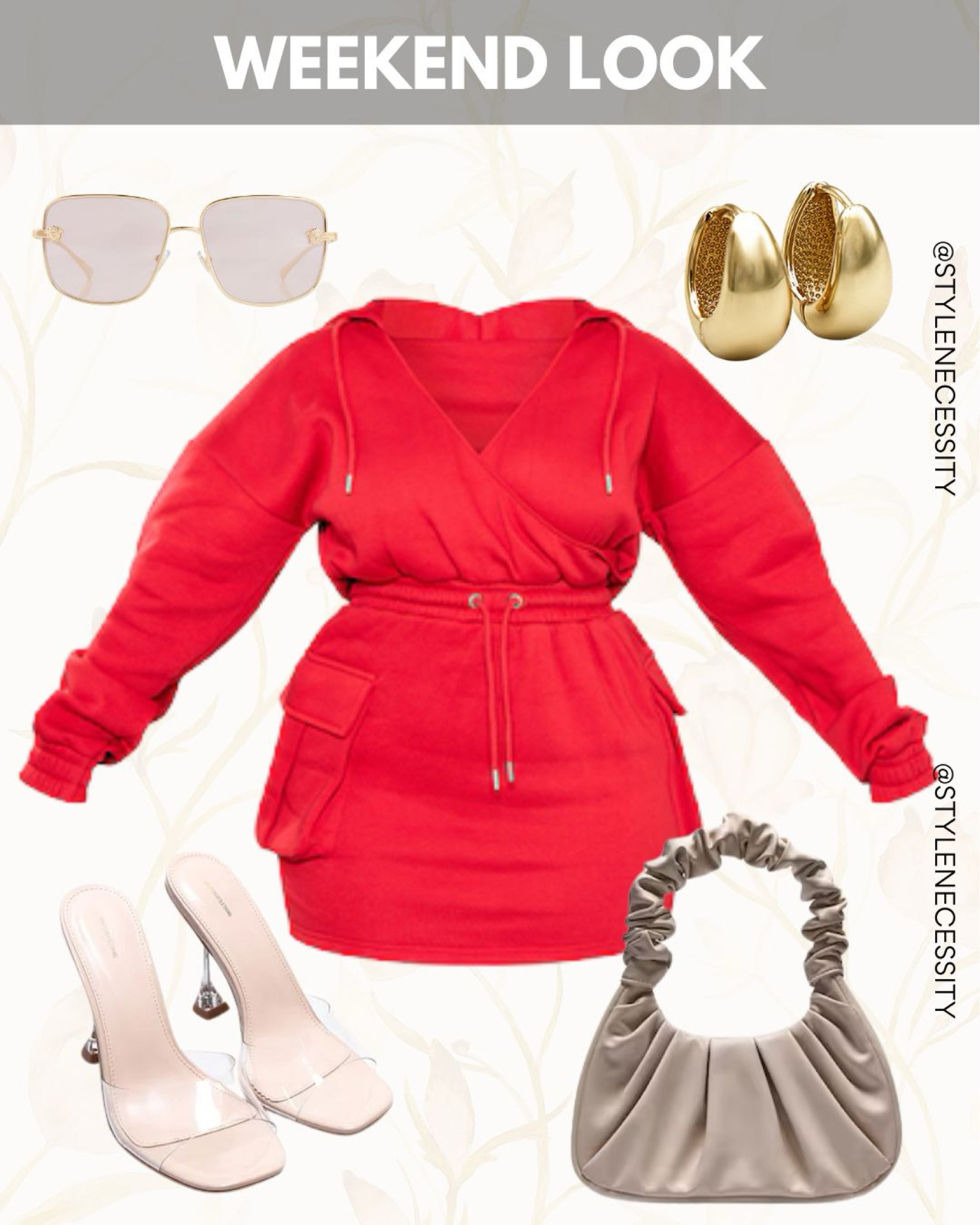 Weekend look unlocked 🔓

This sporty-meets-chic red hoodie dress is the main vibe for when I want to feel cozy but still styled. ❤️

Paired it with neutral heels, chunky gold hoops, and this scrunched statement bag for that effortless off-duty energy.

Whether it’s errands, coffee runs, or just strutting through the weekend—this combo is comfy and cute. ✨

#LTKspring #LTKstyleinspo #LTKweekendlook #LTKunder100 #LTKwomensfashion #LTKcasualstyle #LTKtrendingnow #LTKneutralstyle #LTKcomfycute #LTKchic #LTKedit #LTKaccessories #LTKready #LTKministyle

#LTKuk #LTKstyletip #LTKspring