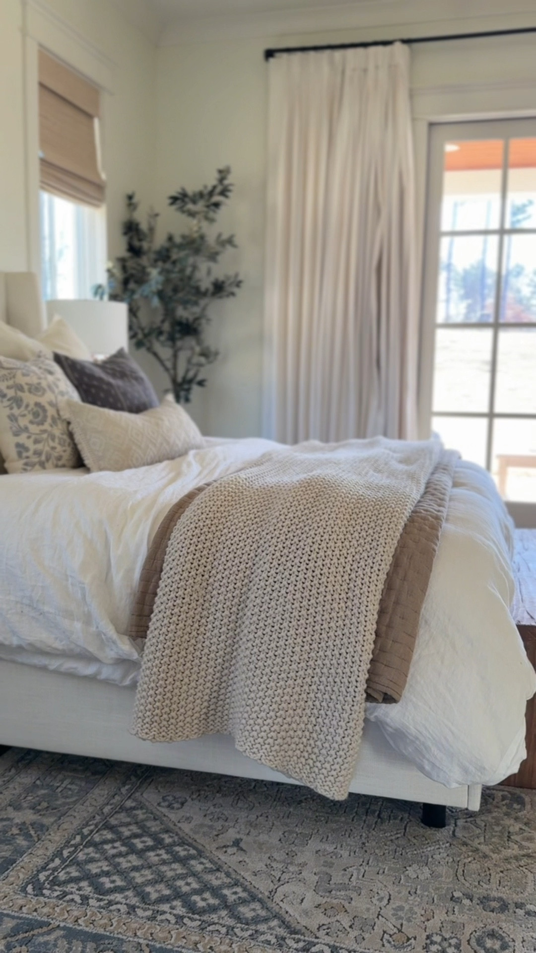 Cozy, Fresh, & Refined Casual Primary Bedroom🤍

Moving forward, my goal for our home is to be more intentional with every space. I’ve started choosing three words to set the tone for each room. I’m letting these themes guide my decisions on what to bring in and what to remove because it doesn’t serve the space’s purpose.
For our primary bedroom, my three words are cozy, fresh, and refined casual:
Cozy: Bedrooms should always feel cozy. Think layers of soft bedding and plush rugs. 
Fresh: I wanted a clean, light, and airy atmosphere. For the room to feel awake when the curtains are open and the bed is made and a color palette is calm and serene.
Refined Casual: I aimed for a balance—livable and casual, yet with understated elegance and refinement that comes from intentional choices. 

#CozyBedroomVibes #RefinedCasualStyle #FreshAndAirySpaces
#IntentionalBedroomDesign #LightAndBrightBedroom 