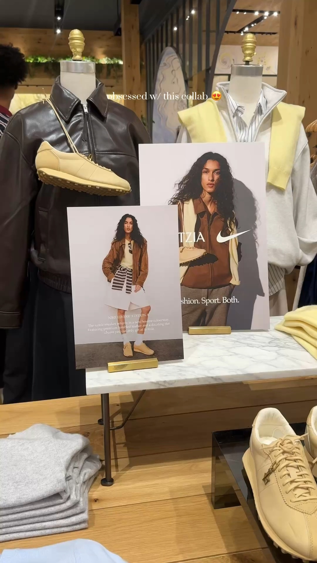 the best collab 😍 @Aritzia @Nike US 