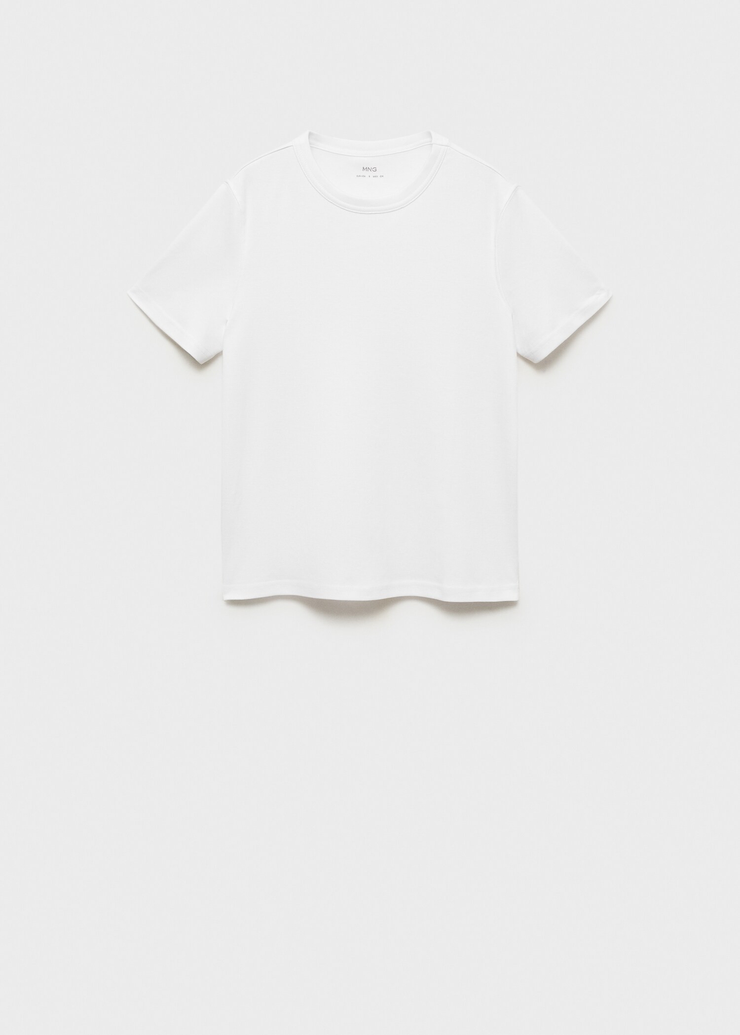 Short-sleeved cotton t-shirt - Women | MANGO United Kingdom | MANGO (UK)