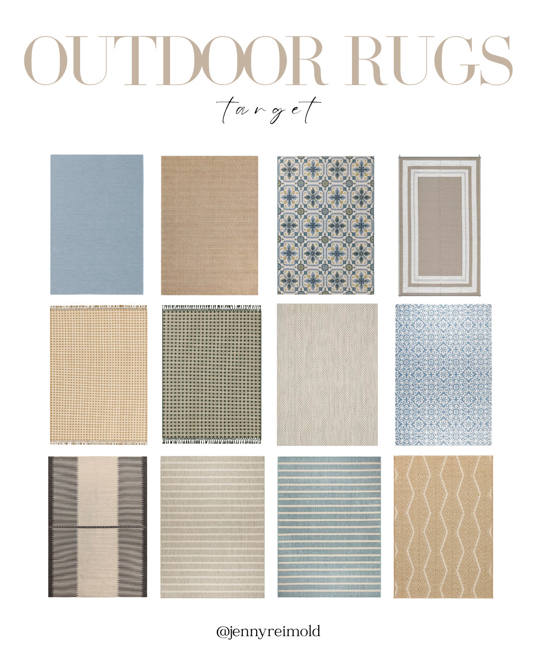 Outdoor rugs from Target! If you're redecorating your patio or pool area, these are some of my favorites at great prices. 

 #LTKSeasonal #LTKHome